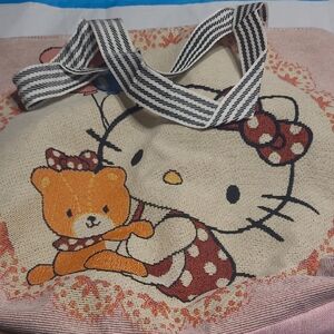 Hello Kitty Insulated Tote Bag with Bear Design